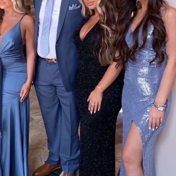 Jay Godfrey Black Sequin Dress! - Picture 7 of 9